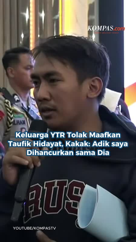 Keluarga YTR Tolak Maafkan Taufik Hidayat, Kakak: Adik saya Dihancurkan sama Dia
