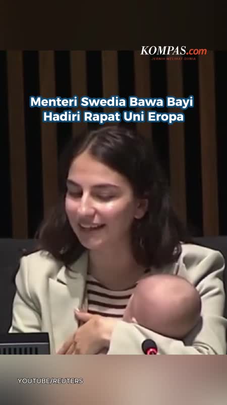 Menteri Swedia Bawa Bayi Hadiri Rapat Uni Eropa