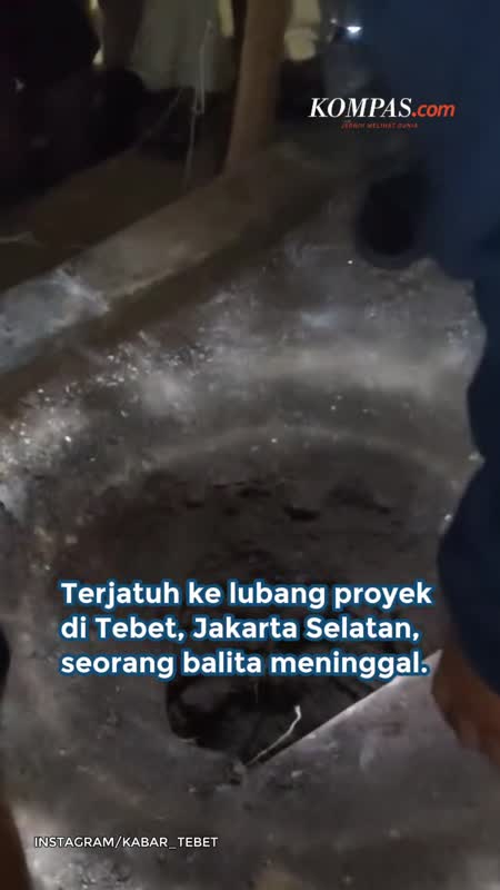4 Jam Terjebak Di Lubang Proyek Jaksel, Bocah Meninggal