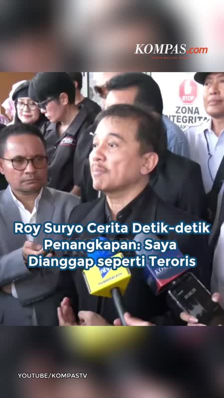Roy Suryo Cerita Detik-detik Penangkapan: Saya Dianggap Seperti Teroris