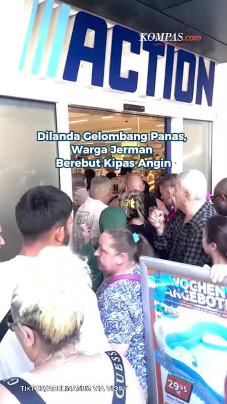 Dilanda Gelombang Panas, Warga Jerman Berebut Kipas Angin