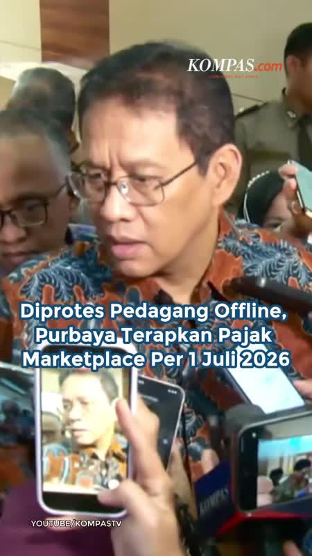 Diprotes Pedagang Offline, Purbaya Terapkan Pajak Marketplace Per 1 Juli 2026