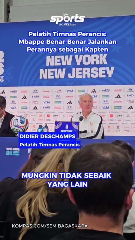 Pelatih Timnas Perancis: Mbappe Benar-benar Jalankan Perannya sebagai Kapten