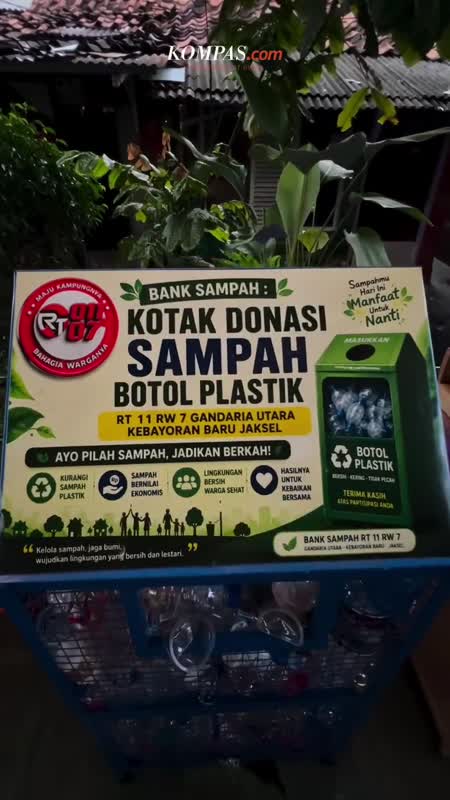Ketua RT Sulap Sampah Jadi Uang Dan Kompos BuatWarga