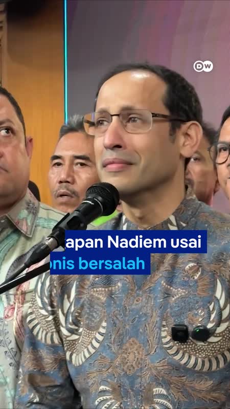 Nadiem Divonis 10 Tahun Penjara
