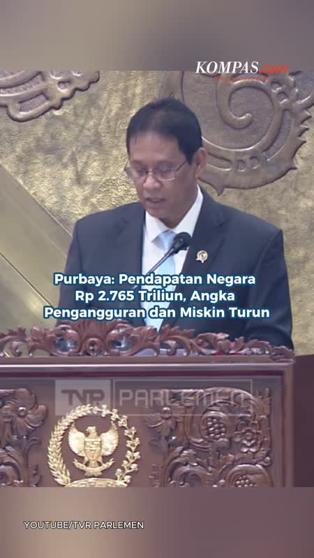 Purbaya: Pendapatan Negara Rp 2.765 Triliun, Angka Pengangguran Dan Miskin Turun