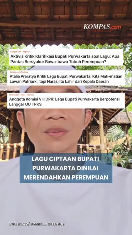Kontroversi Lagu Bupati Purwakarta "Lalaki Langit", Dinilai Rendahkah Martabat Perempuan