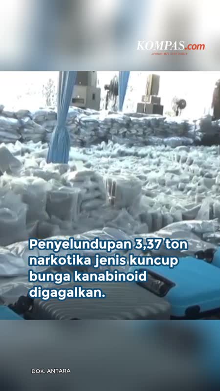 Penyelundupan 3,37 Ton Narkotika Asal Thailand, Barang Disimpan Di Gudang Gresik