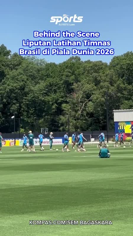 BTS Lihat Latihan Timnas Brasil Di Morristown, AS