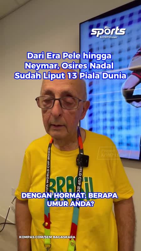 Dari Era Pele Hingga Neymar, Osires Nadal Sudah Liput 13 Piala Dunia