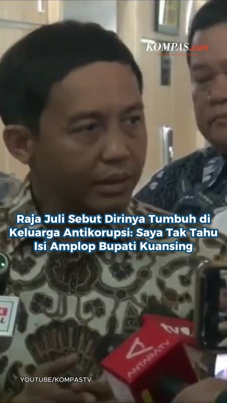Raja Juli Sebut Dirinya Tumbuh di Keluarga Antikorupsi: Saya Tak Tahu Isi Amplop Bupati Kuansing