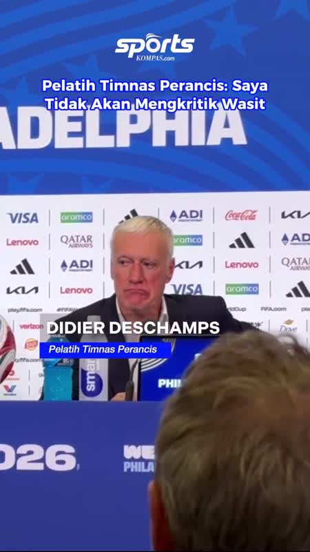 Pelatih Timnas Perancis: Saya Tidak Akan Mengkritik Wasit