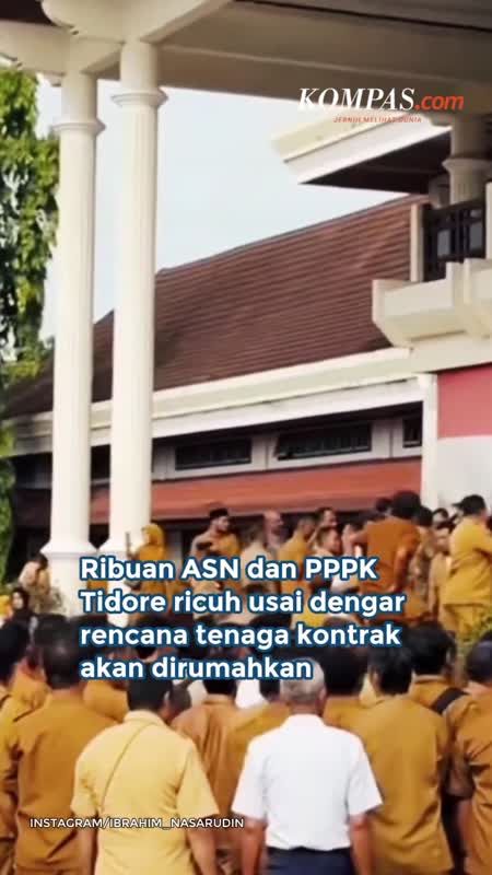 Apel Akbar Ricuh, 2.000 PPPK Di Kota Tidore Kepulauan Menolak Dirumahkan