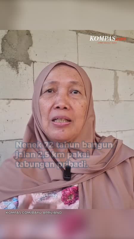 Nenek 72 Tahun Di Kebumen Bangun Jalan Desa Pakai Tabungan Dan Jual Emas