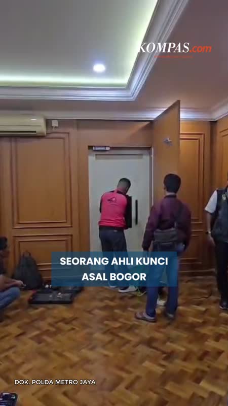Cerita Ahli Kunci Bantu Polisi Bongkar Brankas Berisi 74 Kg Emas Di Sentul