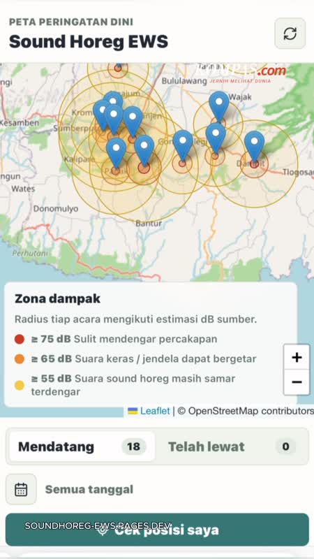 Programmer Malang Bikin Website Pendeteksi Lokasi Sound Horeg