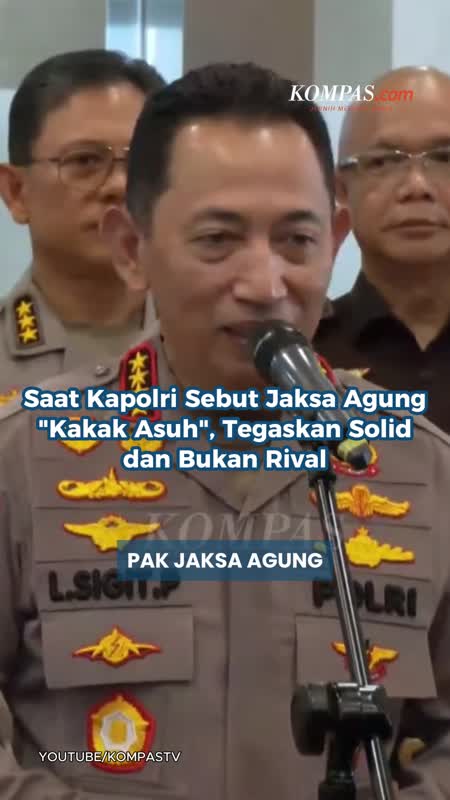 Saat Kapolri Sebut Jaksa Agung "Kakak Asuh", Tegaskan Solid Dan Bukan Rival