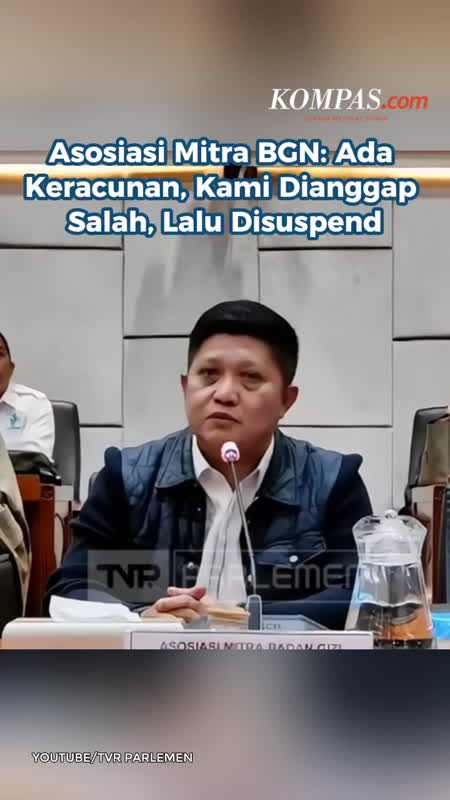 Asosiasi Mitra BGN: Ada Keracunan, Kami Dianggap Salah, Lalu Disuspend