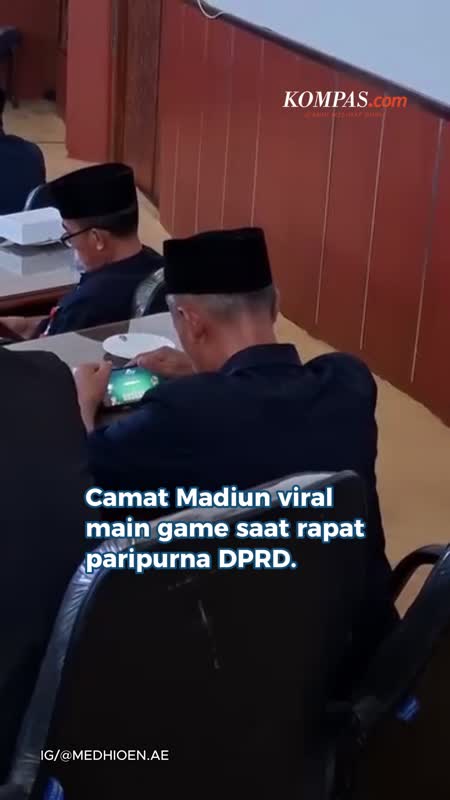 Main Game di Rapat DPRD, Camat Madiun Minta Maaf