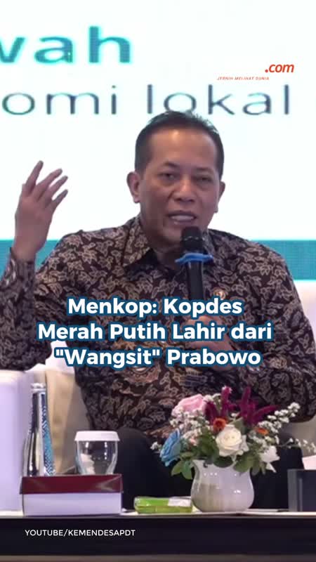 Menkop: Kopdes Merah Putih Lahir Dari "Wangsit" Prabowo