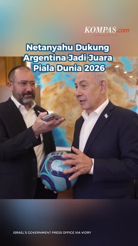 Netanyahu Dukung Argentina Jadi Juara Piala Dunia