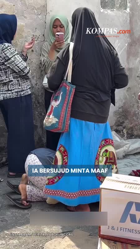 Istri Bersujud Minta Maaf Gara-gara Suami Bakar 11 Rumah Di Lubuklinggau