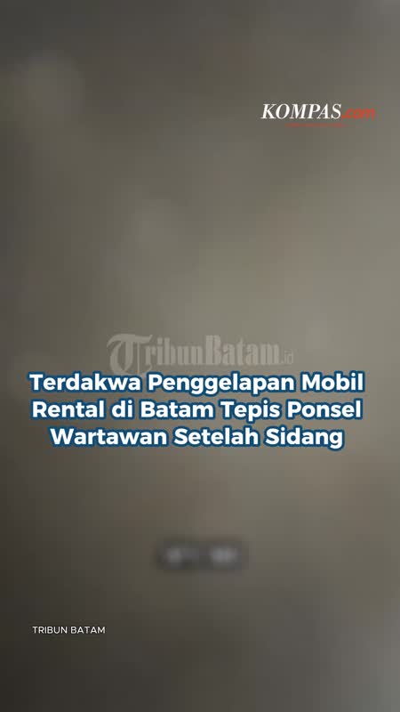 Terdakwa Penggelapan Mobil Rental Tepis Ponsel Wartawan Setelah Sidang