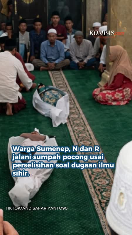 Dituduh Punya Ilmu Sihir, Dua Warga Sumenep Jalani Sumpah Pocong