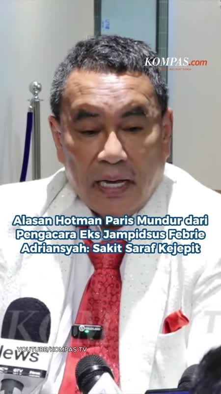 Alasan Hotman Paris Mundur Dari Pengacara Eks Jampidsus Febrie Adriansyah: Sakit Saraf Kejepit