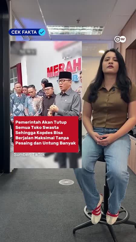 Cek Fakta: Benarkah Pemerintah Akan Tutup Toko Swasta Demi Kopdes Merah Putih?