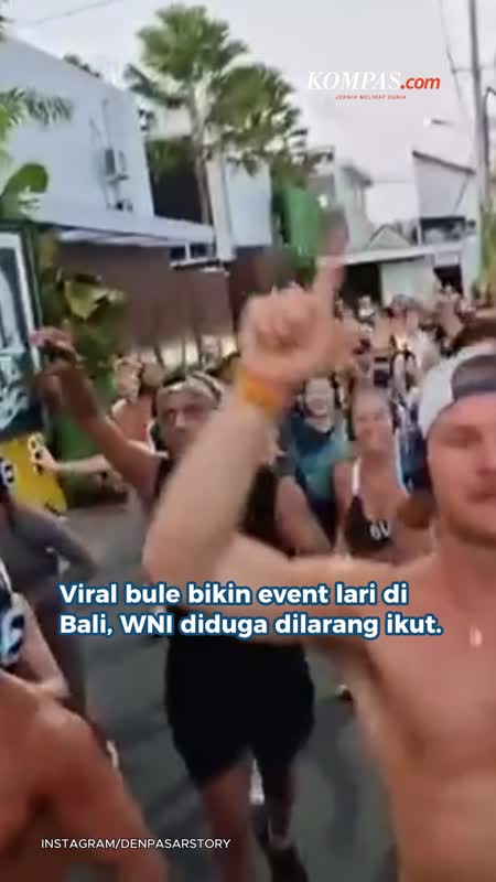 Event Lari WNA Di Canggu Viral, WNI Diduga Dilarang Ikut