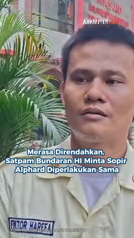 Merasa Direndahkan, Satpam Bundaran HI Minta Sopir Alphard Diperlakukan Sama