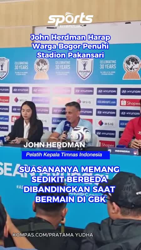 John Herdman Harap Warga Bogor Penuhi Stadion Pakansari