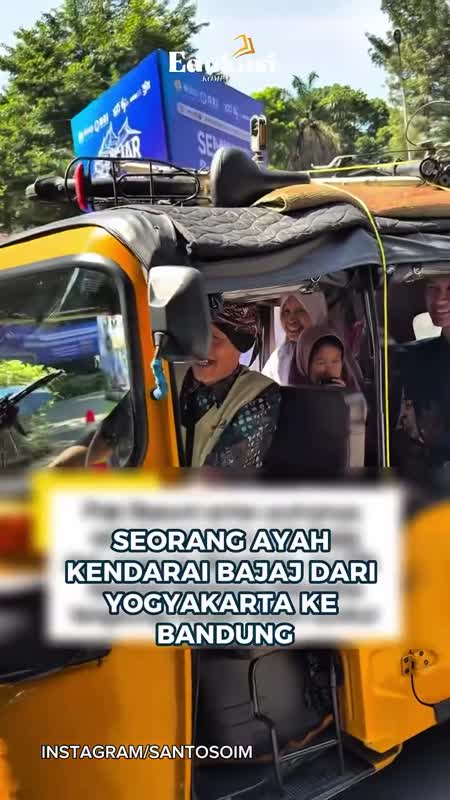 Anak Jadi Mahasiswa ITB, Ayah Antar Naik Bajaj dari Yogyakarta