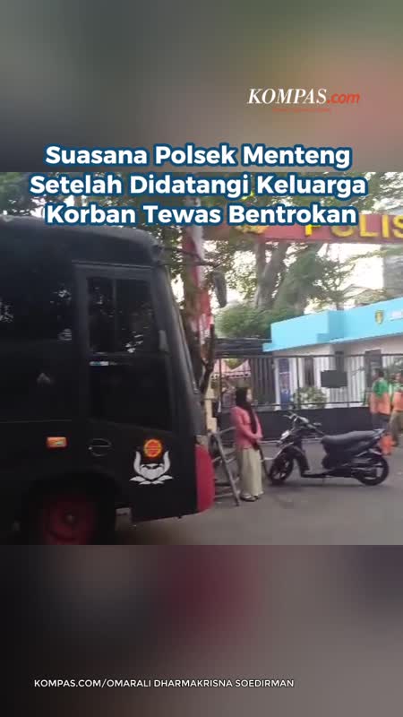 Suasana Polsek Menteng Setelah Didatangi Keluarga Korban Tewas Bentrokan
