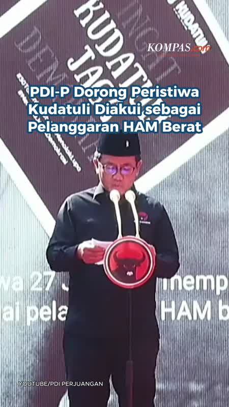 PDI-P Dorong Peristiwa Kudatuli Diakui sebagai Pelanggaran HAM Berat