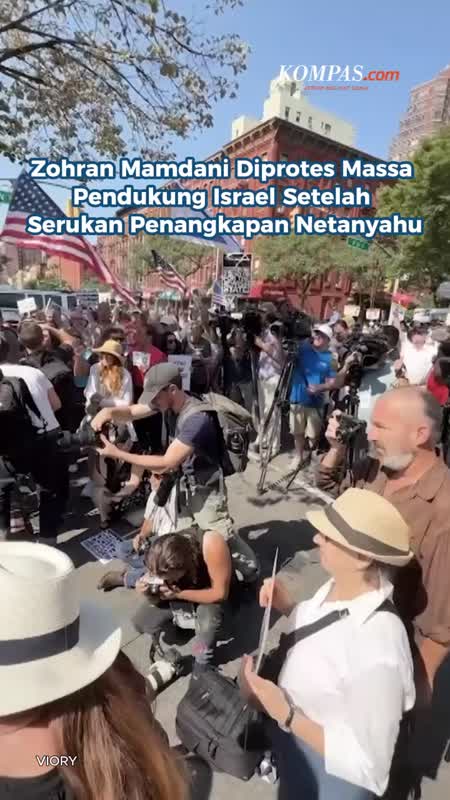 Zohran Mamdani Diprotes Massa Pendukung Israel Setelah Serukan Penangkapan Netanyahu