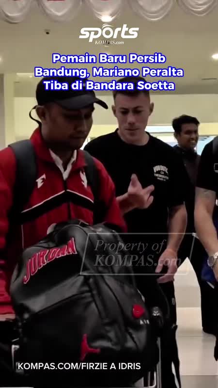 Pemain Baru Persib Bandung, Mariano Peralta Tiba di Bandara Soetta