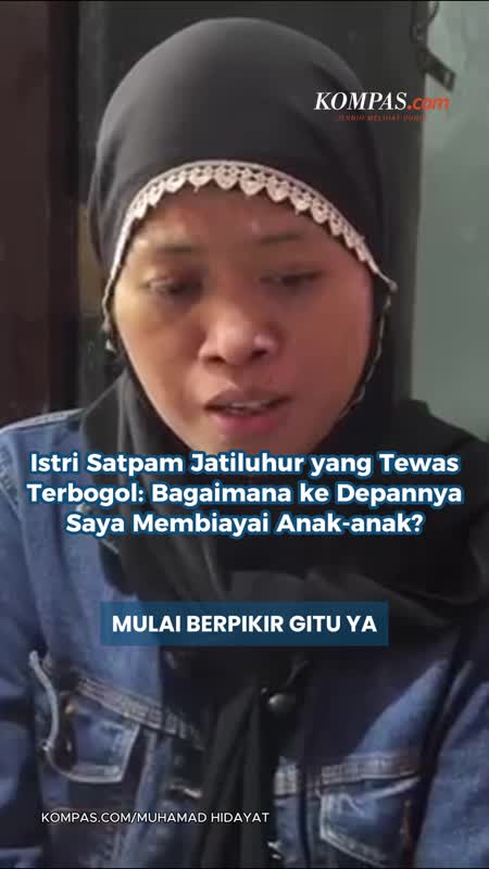 Istri Satpam Jatiluhur yang Tewas Terbogol: Bagaimana ke Depannya Saya Membiayai Anak-anak?