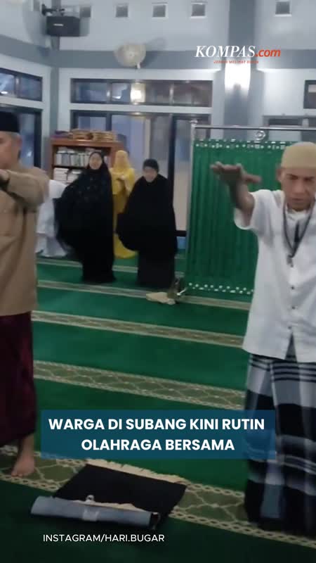 Berawal dari Jamaah Lansia Sering Sakit Lutut, Warga Subang Rutin Olahraga Setelah Shalat