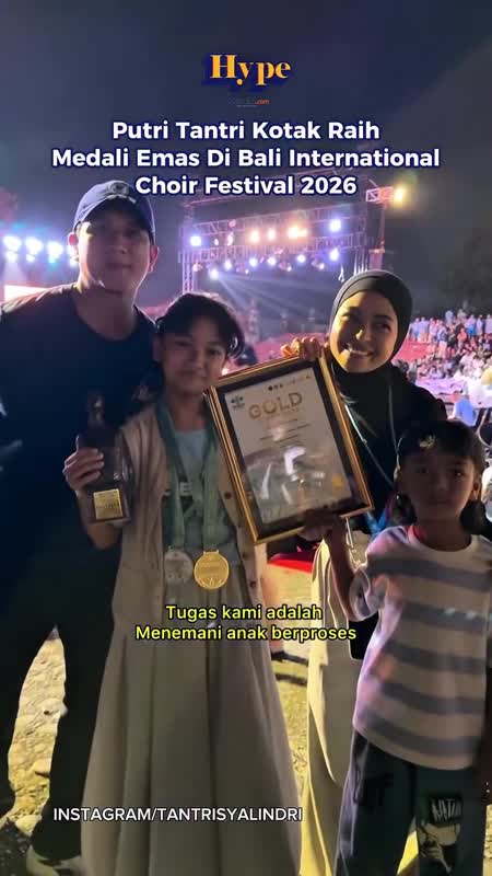 Putri Tantri Kotak Raih Medali Emas di Bali International Choir Festival 2026