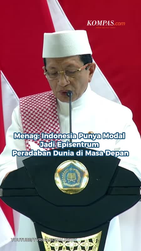 Menag: Indonesia Punya Modal Jadi Episentrum Peradaban Dunia di Masa Depan