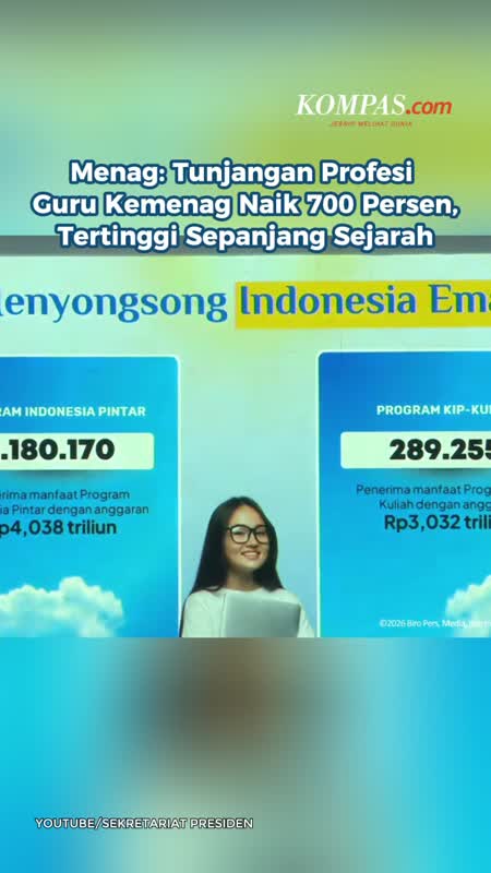 Menag: Tunjangan Profesi Guru Kemenag Naik 700 Persen, Tertinggi Sepanjang Sejarah