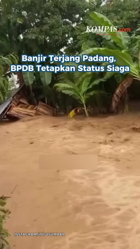 Banjir Terjang Padang, BPBD Tetapkan Status Siaga