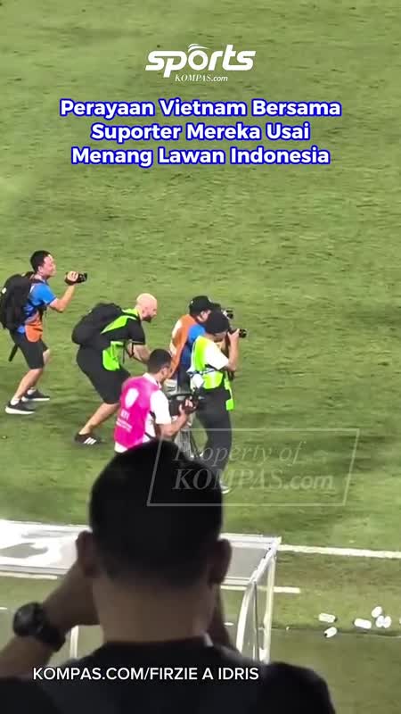 Perayaan Vietnam Bersama Suporter Mereka Usai Menang Lawan Indonesia