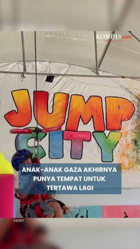 Di Tengah Perang, Anak-anak Gaza Kembali Punya Ruang Bermain