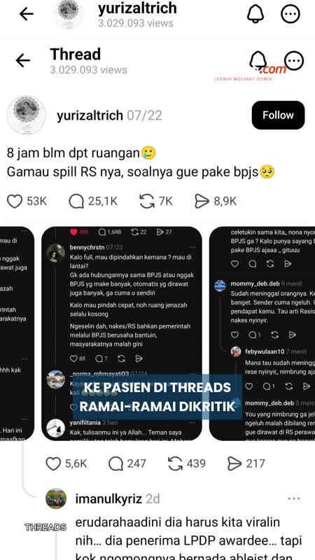 Nakes Berkomentar Nirempati Ke Pasien, Kemenkes Diminta Investigasi