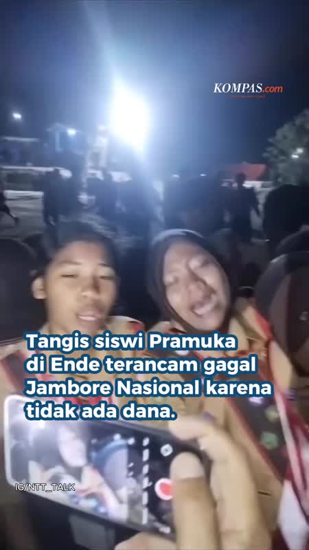 Tangis Siswi Ende, Terancam Gagal Ke Jambore Nasional Karena Biaya