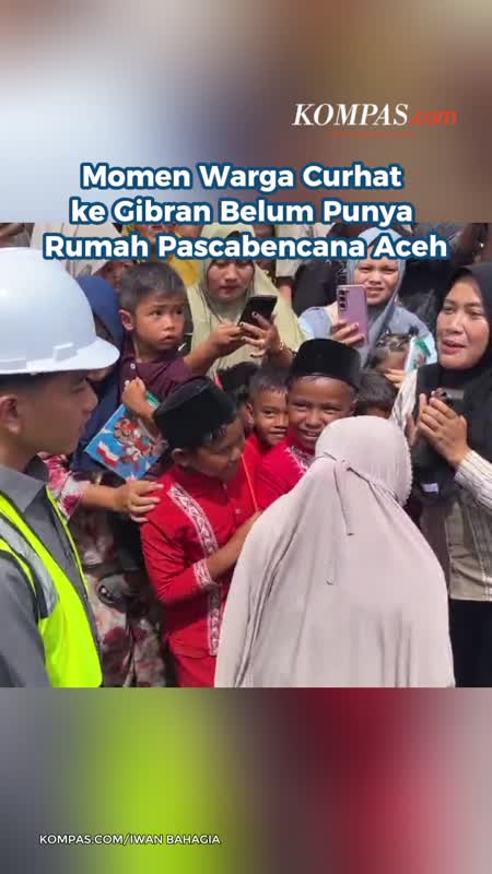 Momen Warga Curhat Ke Gibran Belum Punya Rumah Pascabencana Aceh