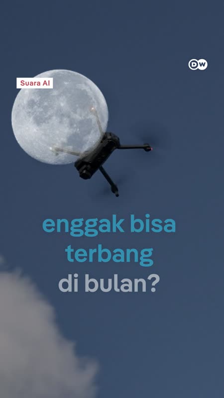 Menerbangkan Drone Ke Bulan?